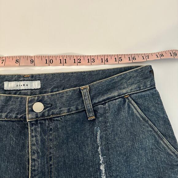 NEW Jieda Cutting Wide Denim Indigo Split Seam Jeans Japan Size 4 US Size 32 - Picture 14 of 16